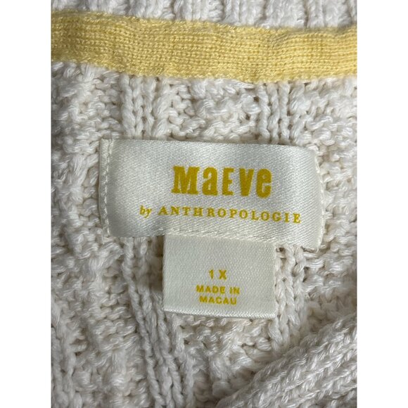 NWT Mauve Cable Knit Sweater Vest – Preppy Collared V-Neck, Varsity Striped Hem, - Picture 3 of 7